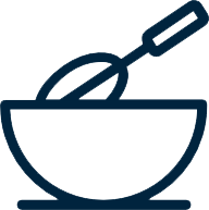 Mixing bowl icon