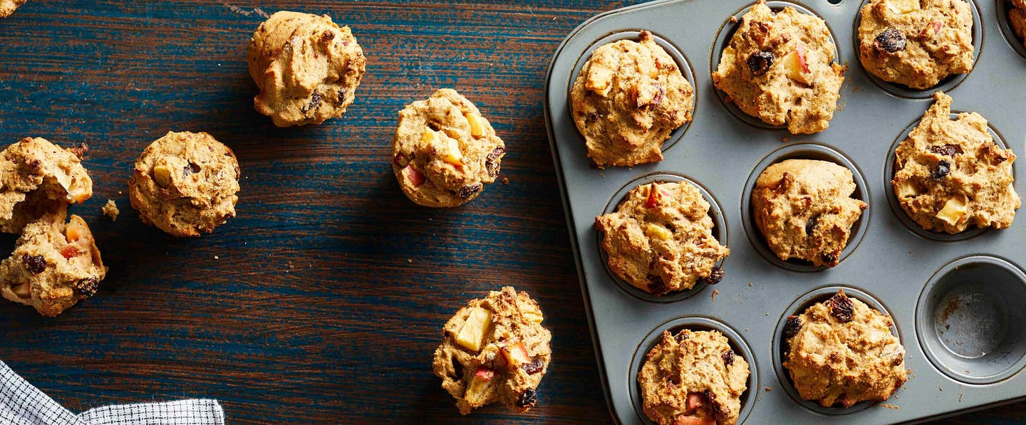 Apple Raisin Mini Muffins