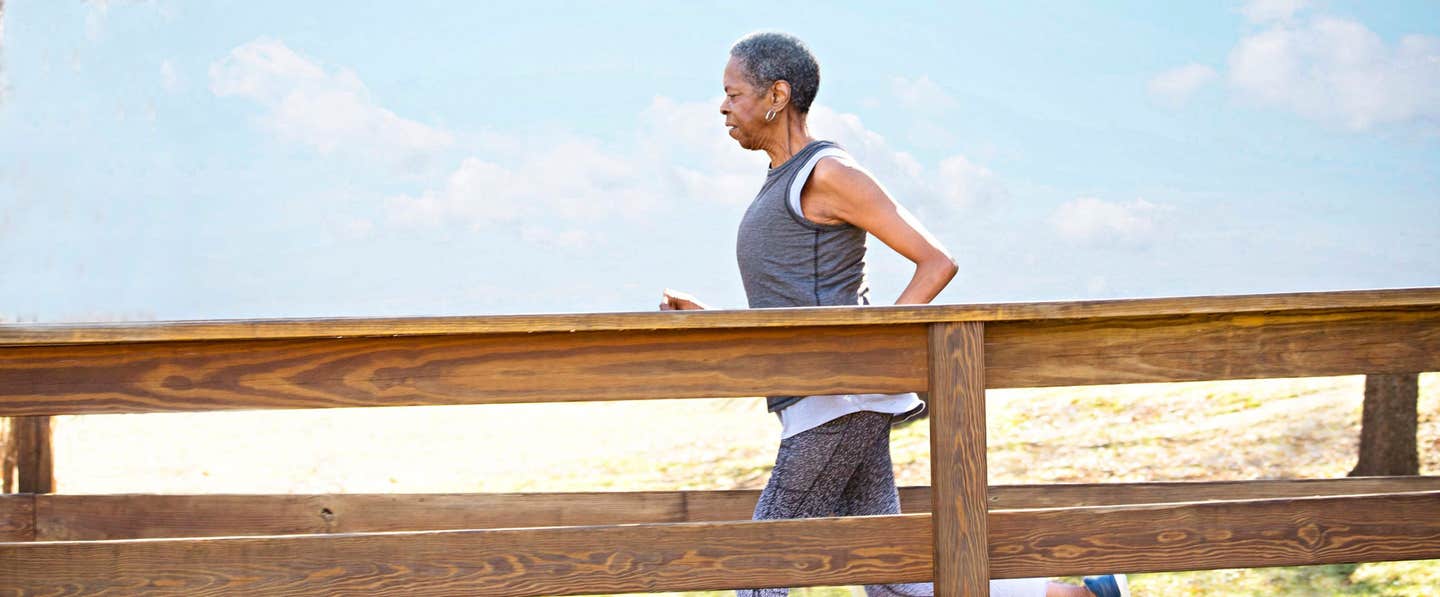 Betty Holston Smith running