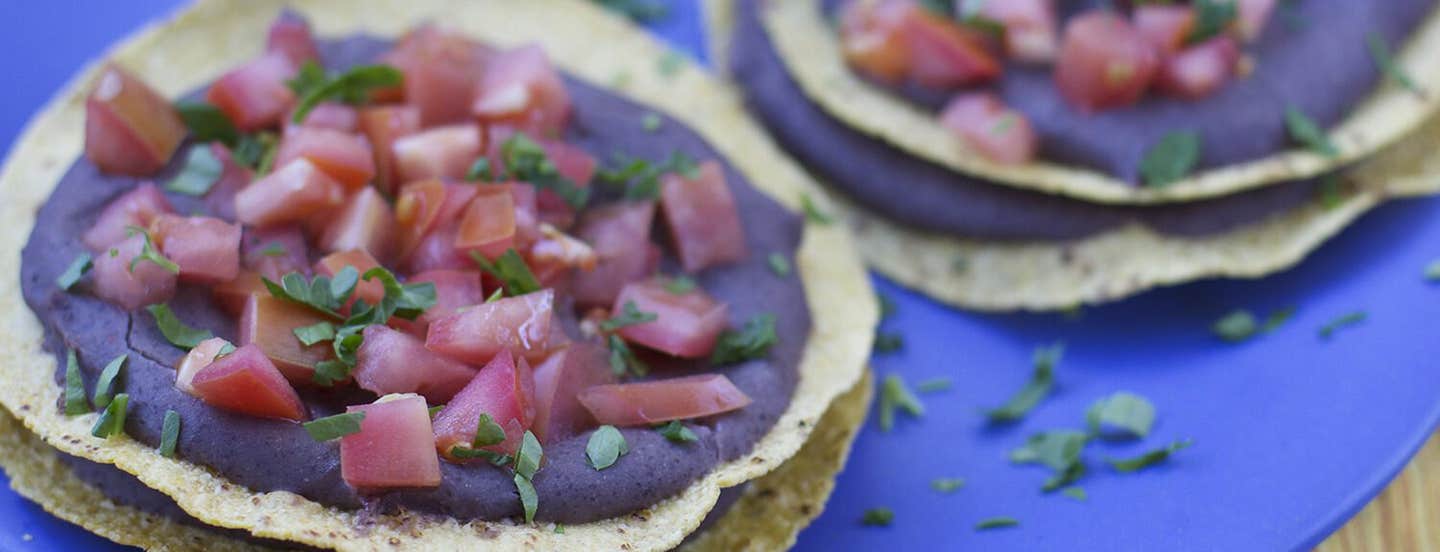 Veggie Enfrijoladas