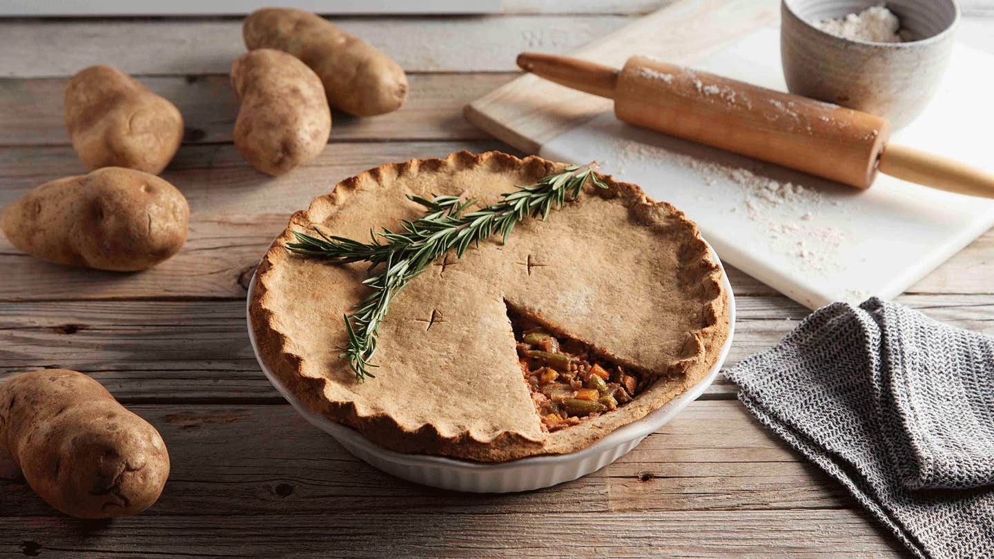 Festive Vegan Vegetable Pot Pie