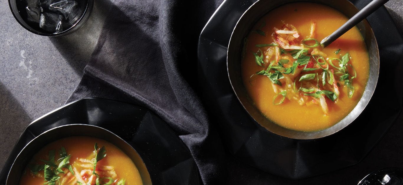 Instant Pot Golden Root Vegetable Soup