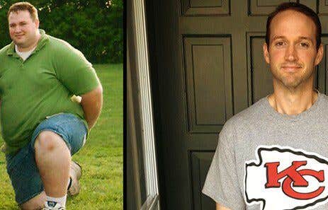 Jon Bergman before and after transforming from morbidly obese to fit and healthy