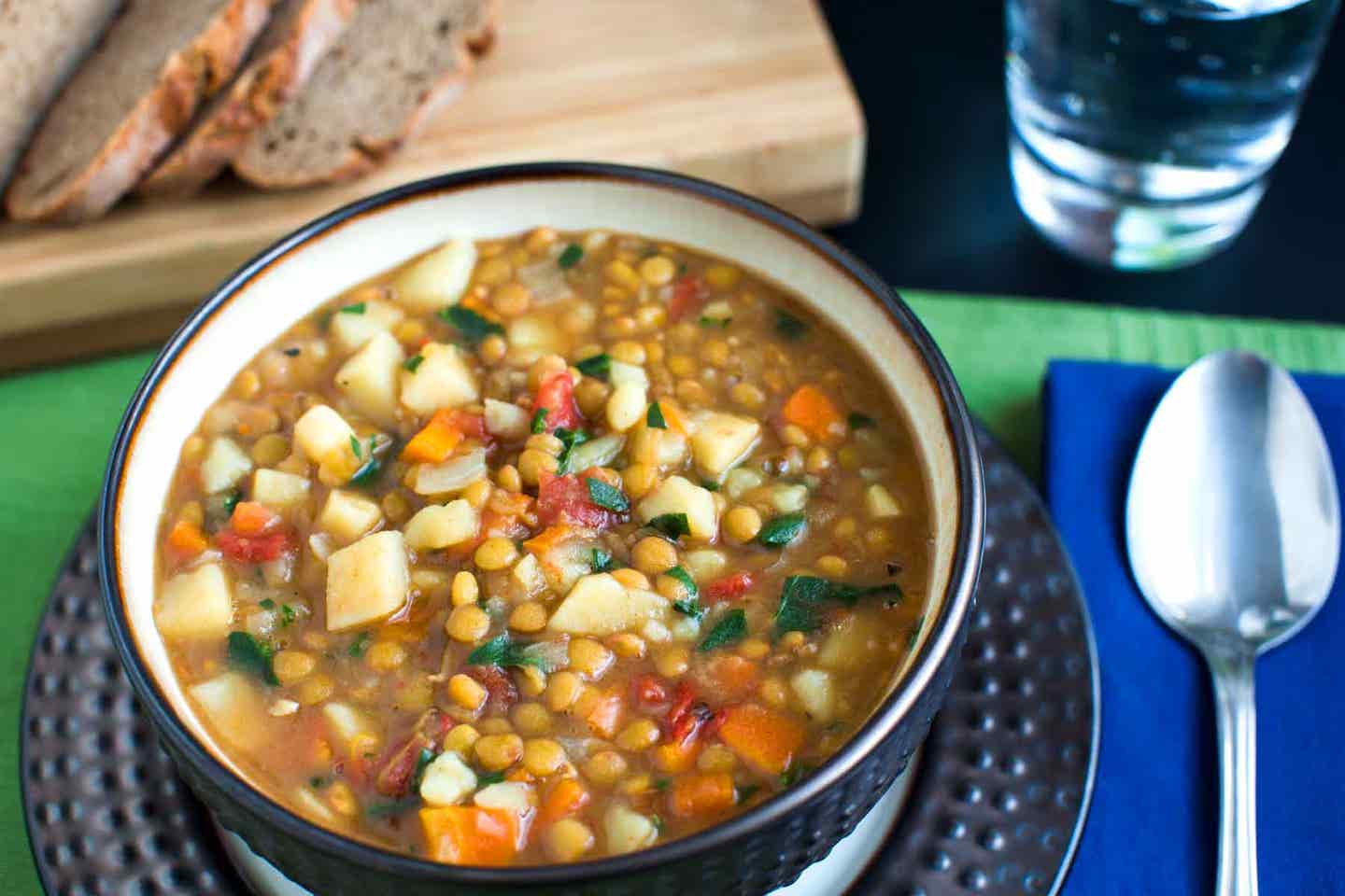 Lentil Vegetable Soup, diabetes