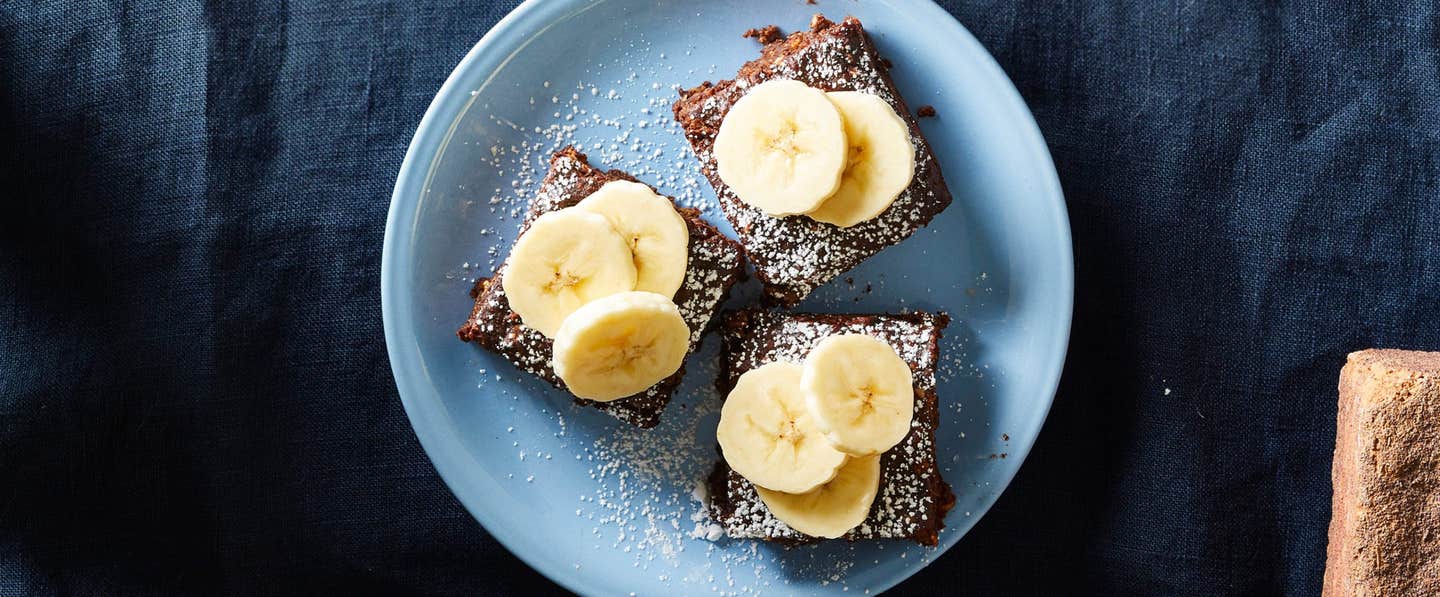 Peanut Butter-Banana Brownies