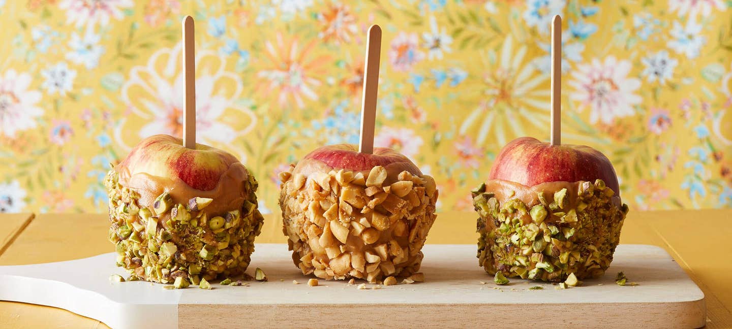 vegan caramel apples