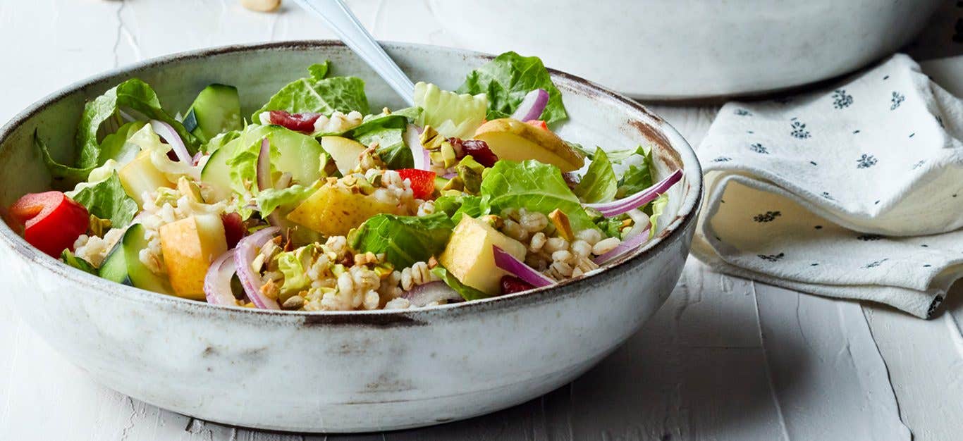 Pear-Barley Chopped Salad