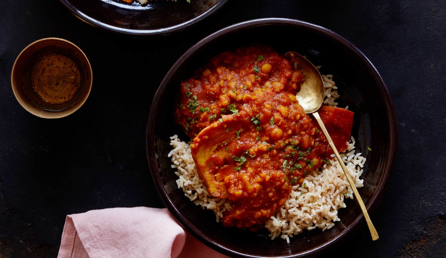 Persian Split Pea and Eggplant Stew