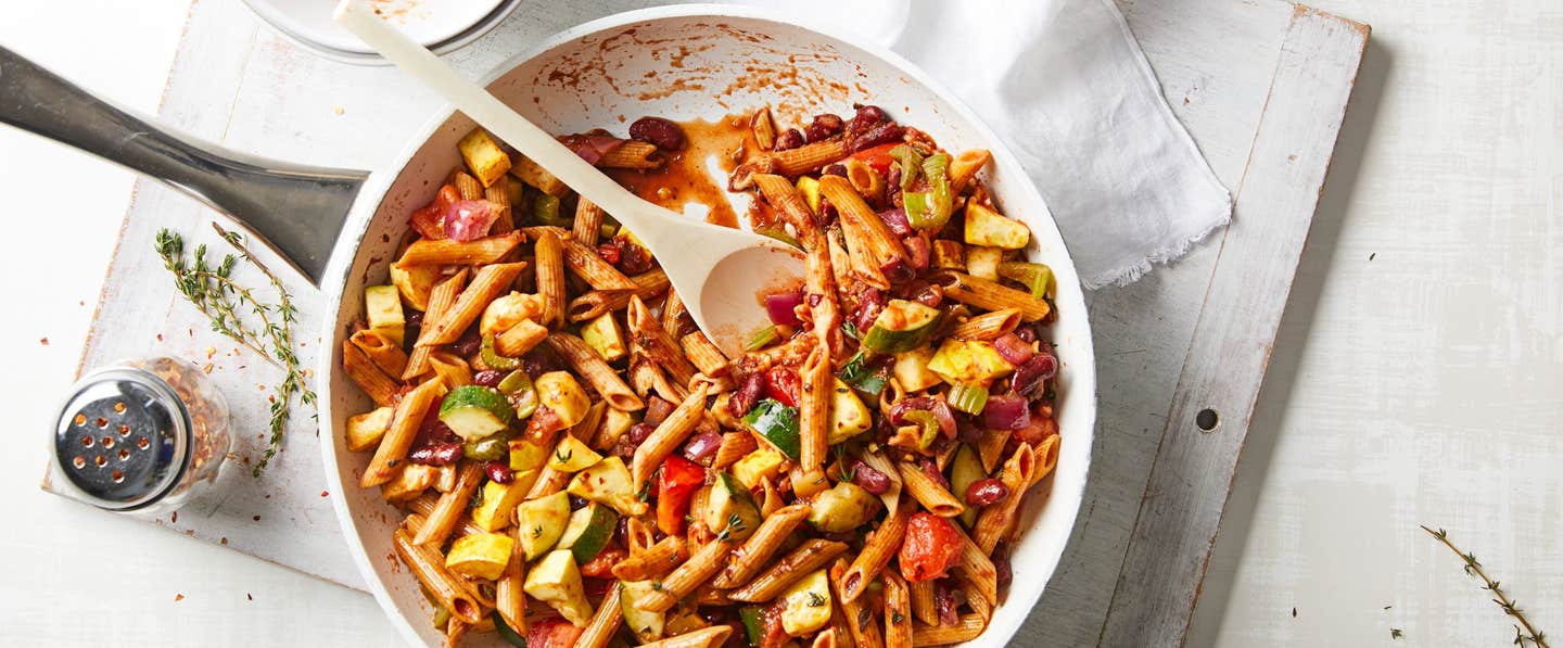 Vegan Ratatouille Baked Penne