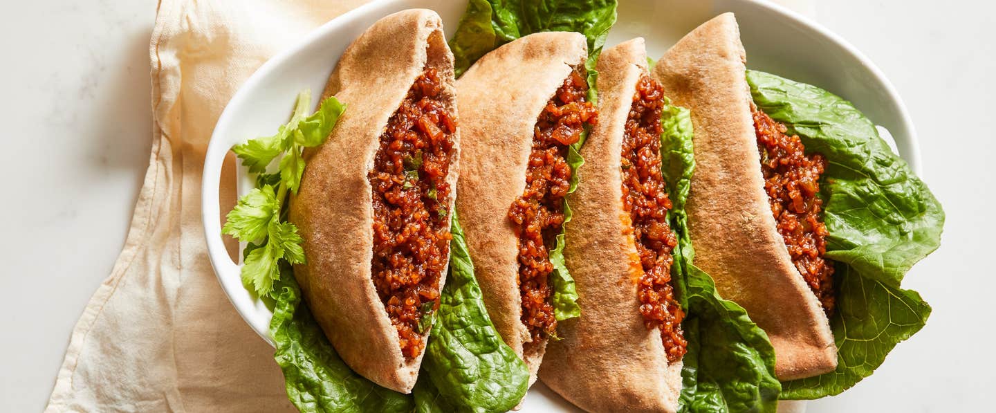 Pita-Style Vegan Sloppy Joes