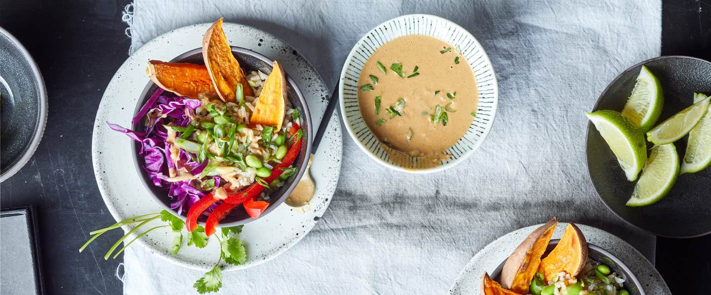 Thai Rice Salad Bowl - Vegan Thai Recipe