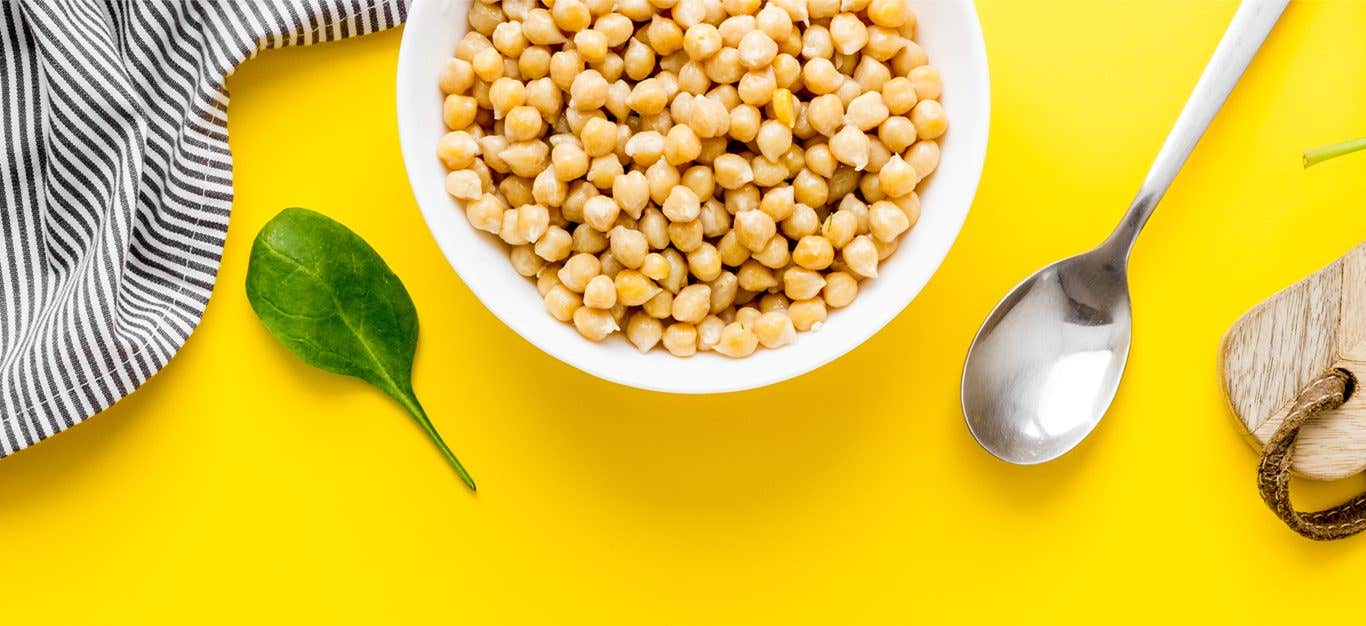 chickpeas in a bowl