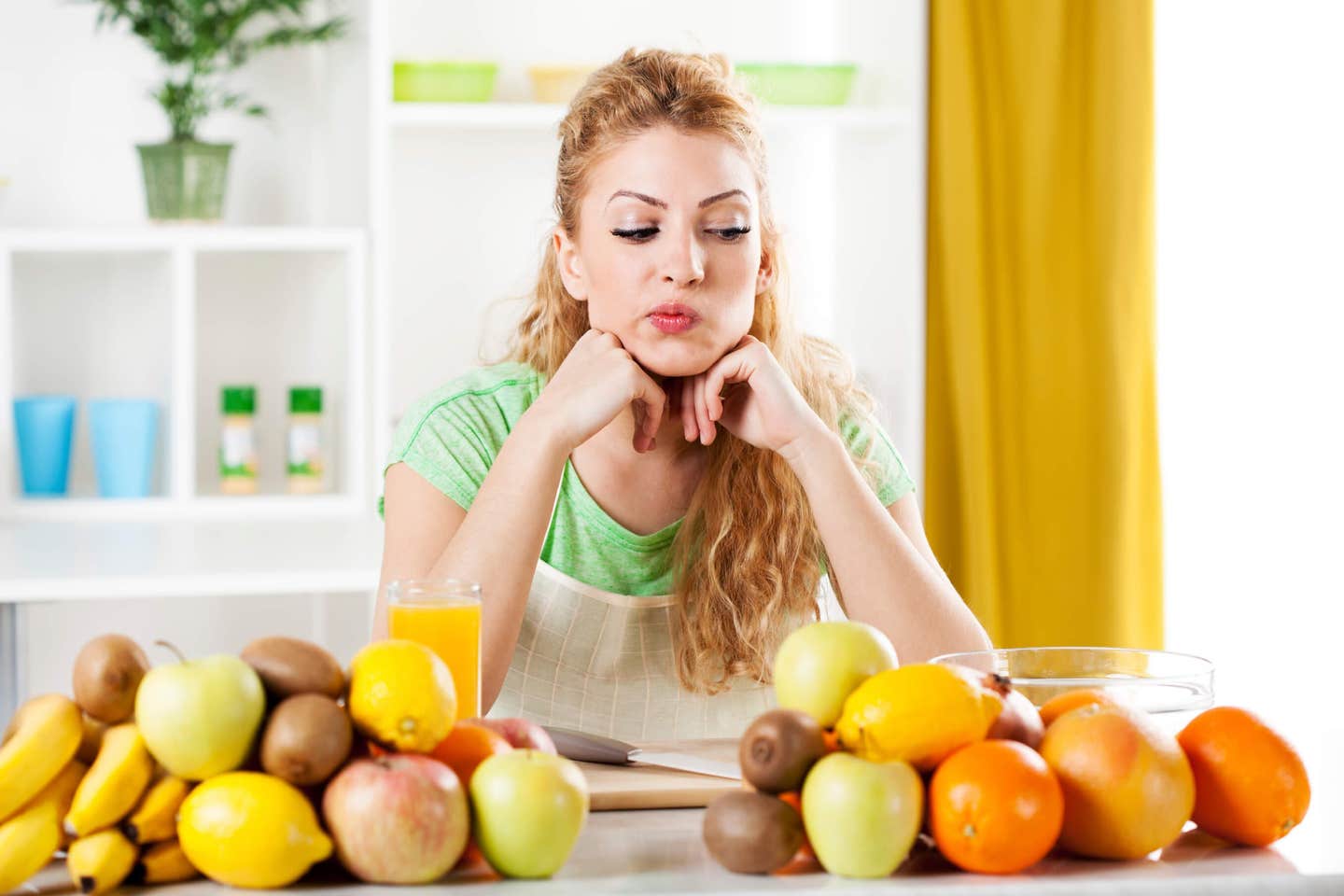 Young woman in a kitchen