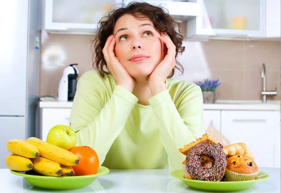 fruit or donut, saturated fat