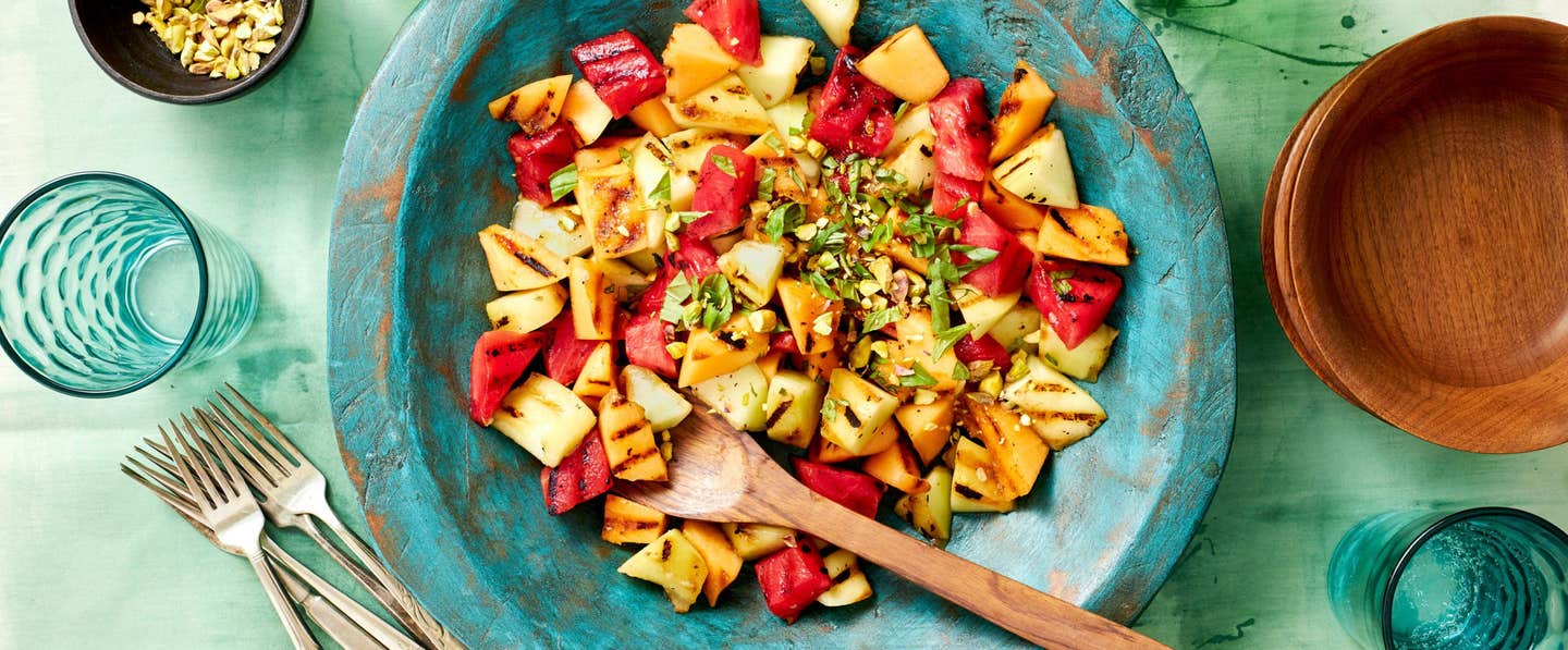 grilled melon salad