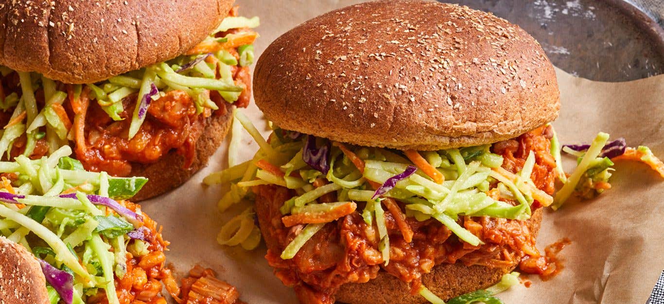 jackfruit barbecue sandwiches