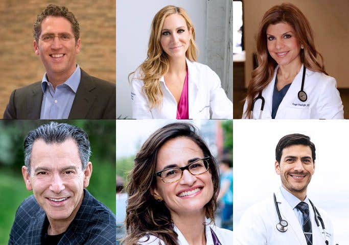 A collage of plant-based physicians