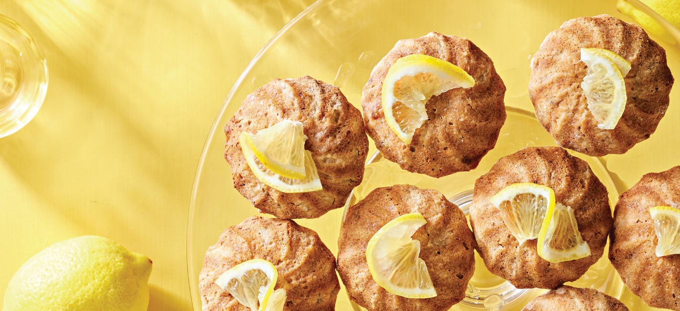 Lemon-Glazed Oatmeal Snack Cakes Recipe - Forks Over Knives