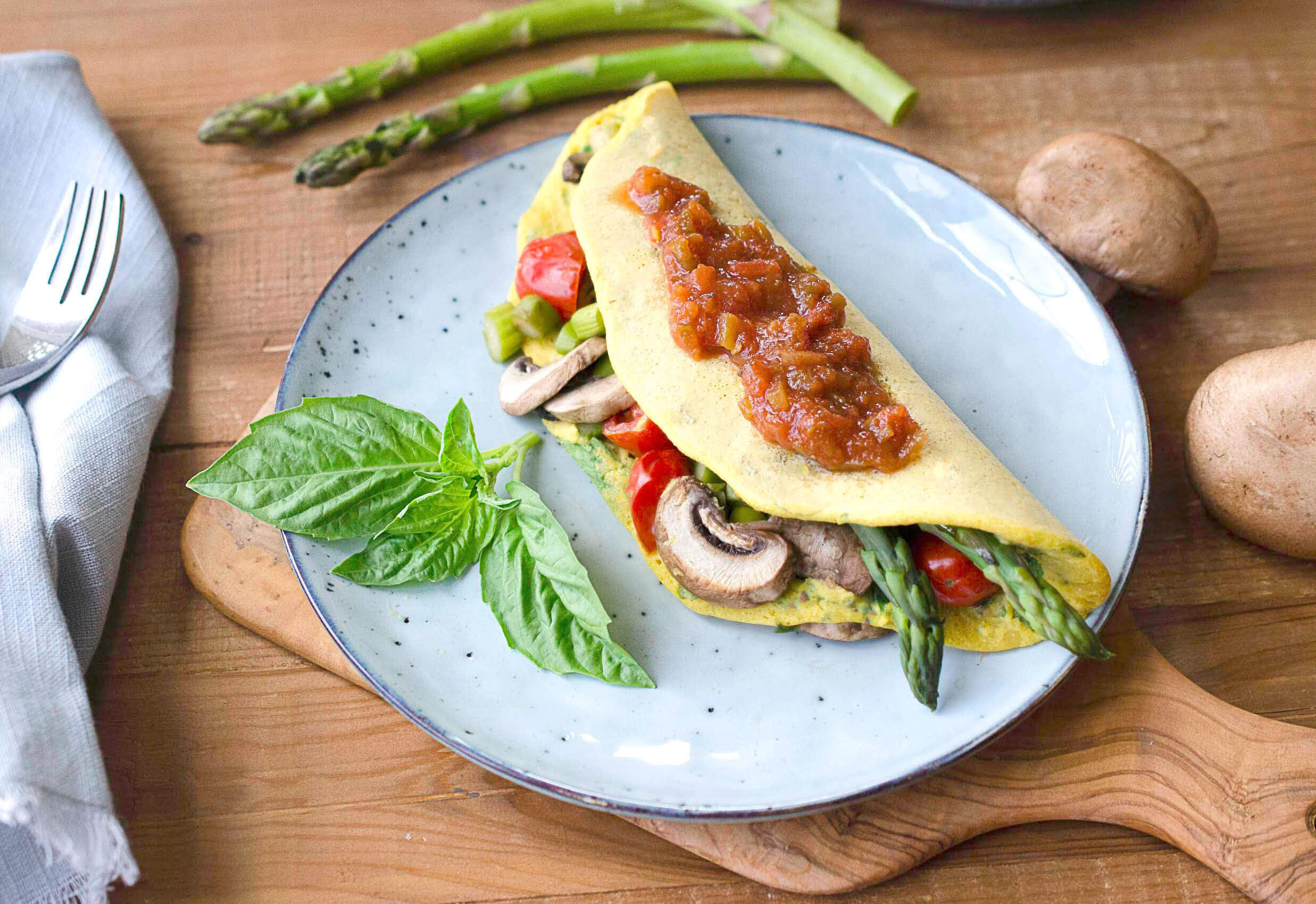 Chickpea Omelette Muffins Forks Over Knives