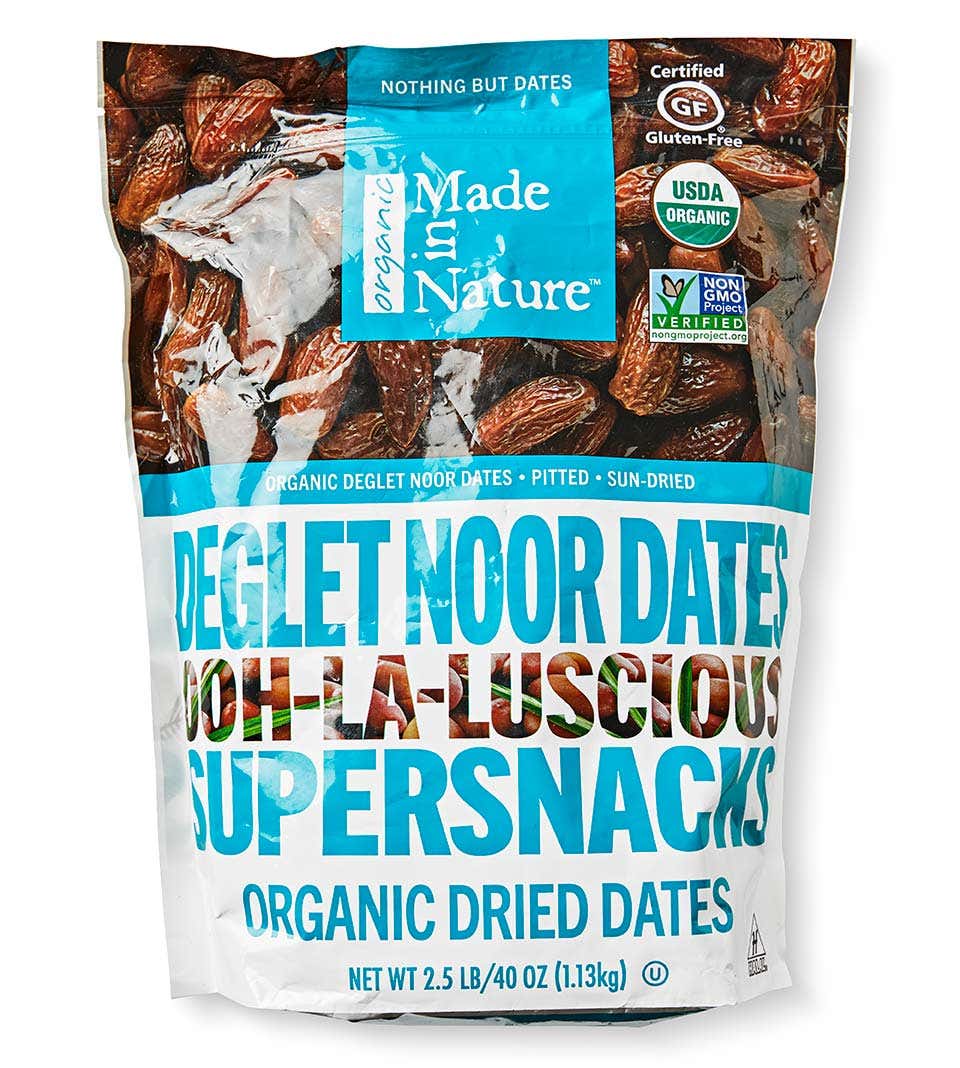 A bag of Deglet Noor Dates from Costco