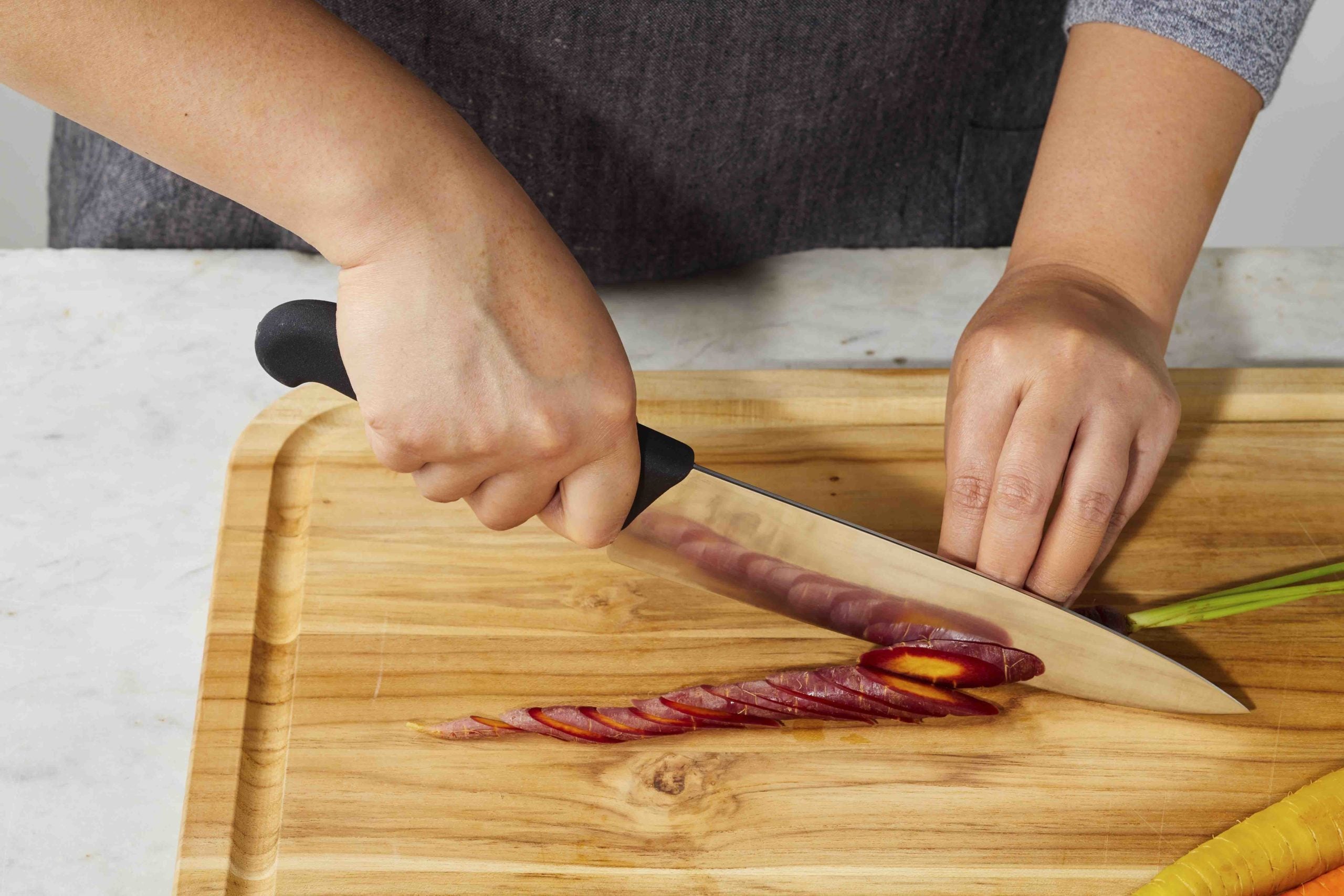 Photo & Art Print Meat cutting knives set