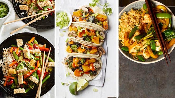 Vegan stir-fry recipes