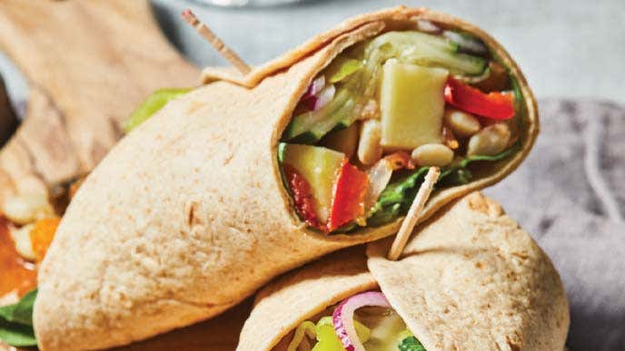 Italian Veggie Wraps